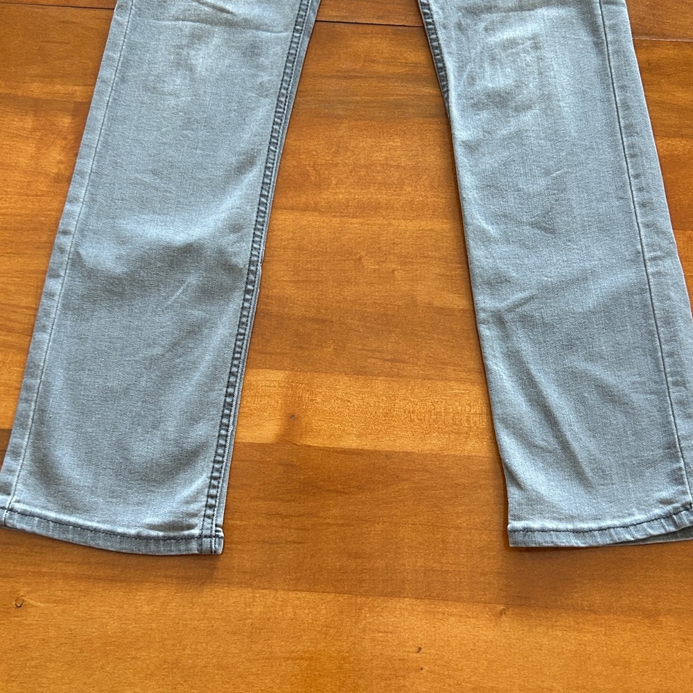 Levi's 511 Slim Fit Boys Jeans Size 18 Light Gray Wash - Picture 2 of 6